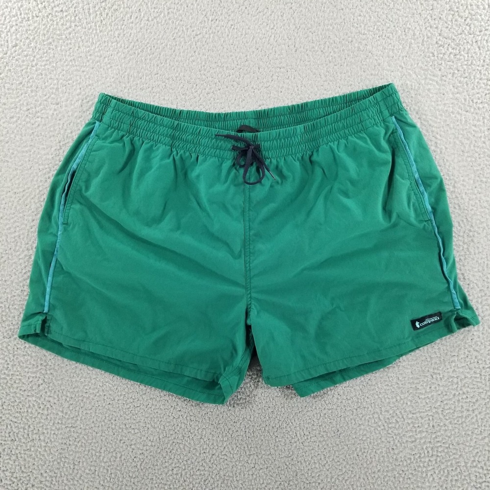 Cotopaxi Swim Trunks Mens XXL Green Mesh Lined Surf Shorts Colorblock Drawstring